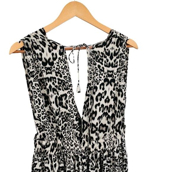 NWT America and Beyond animal print sheer maxi dress size large - Picture 5 of 9